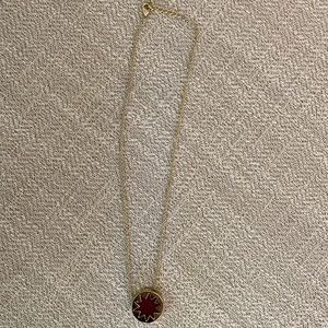Mini House of Harlow Maroon Pendant